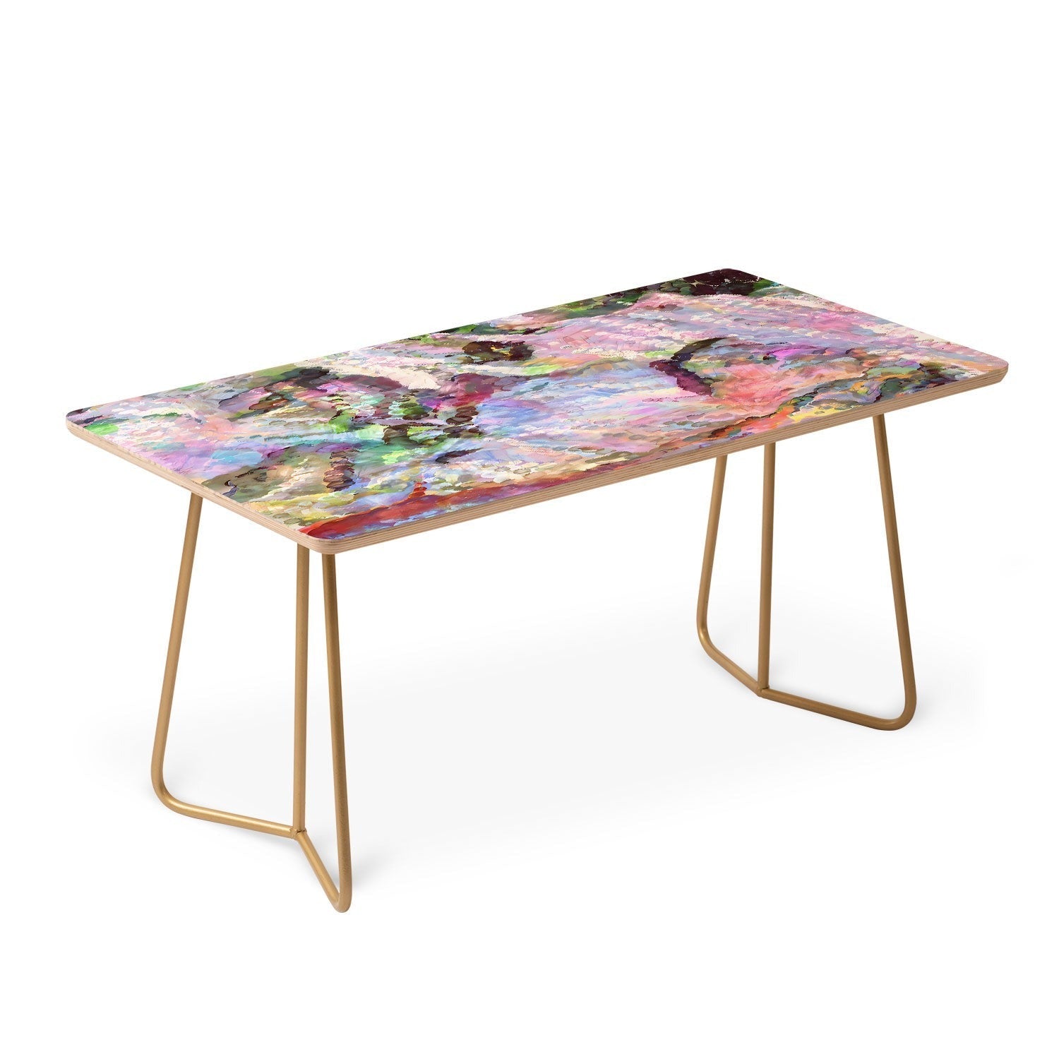 83 Oranges Sequin Haze Coffee Table