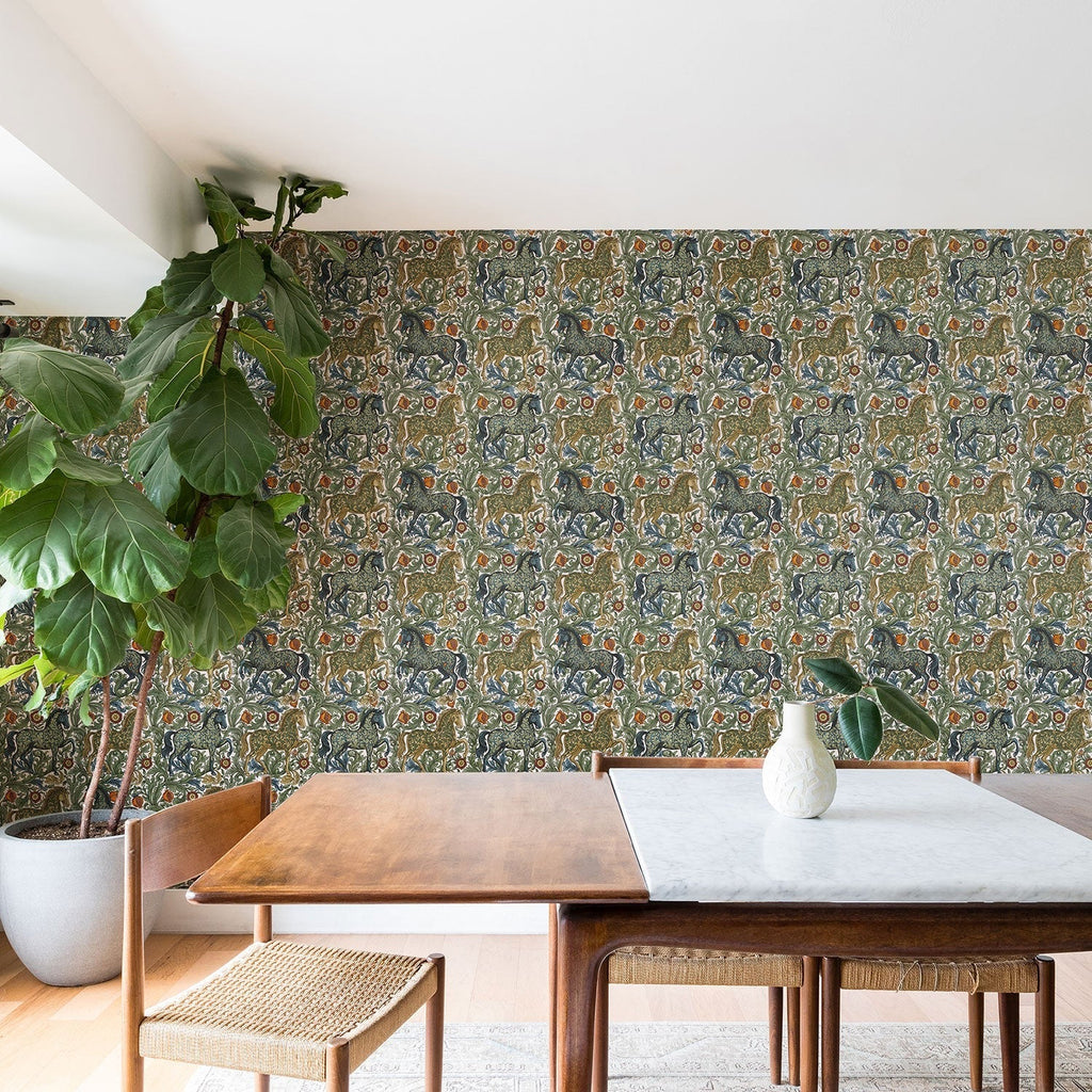 Marta Barragan Camarasa Renaissance Horse Garden Wallpaper