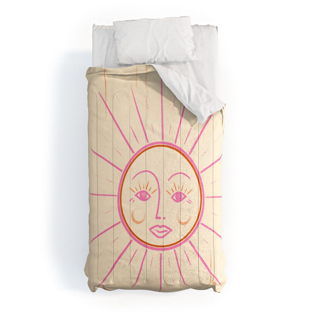 Little Om Celestial Sun cream Comforter