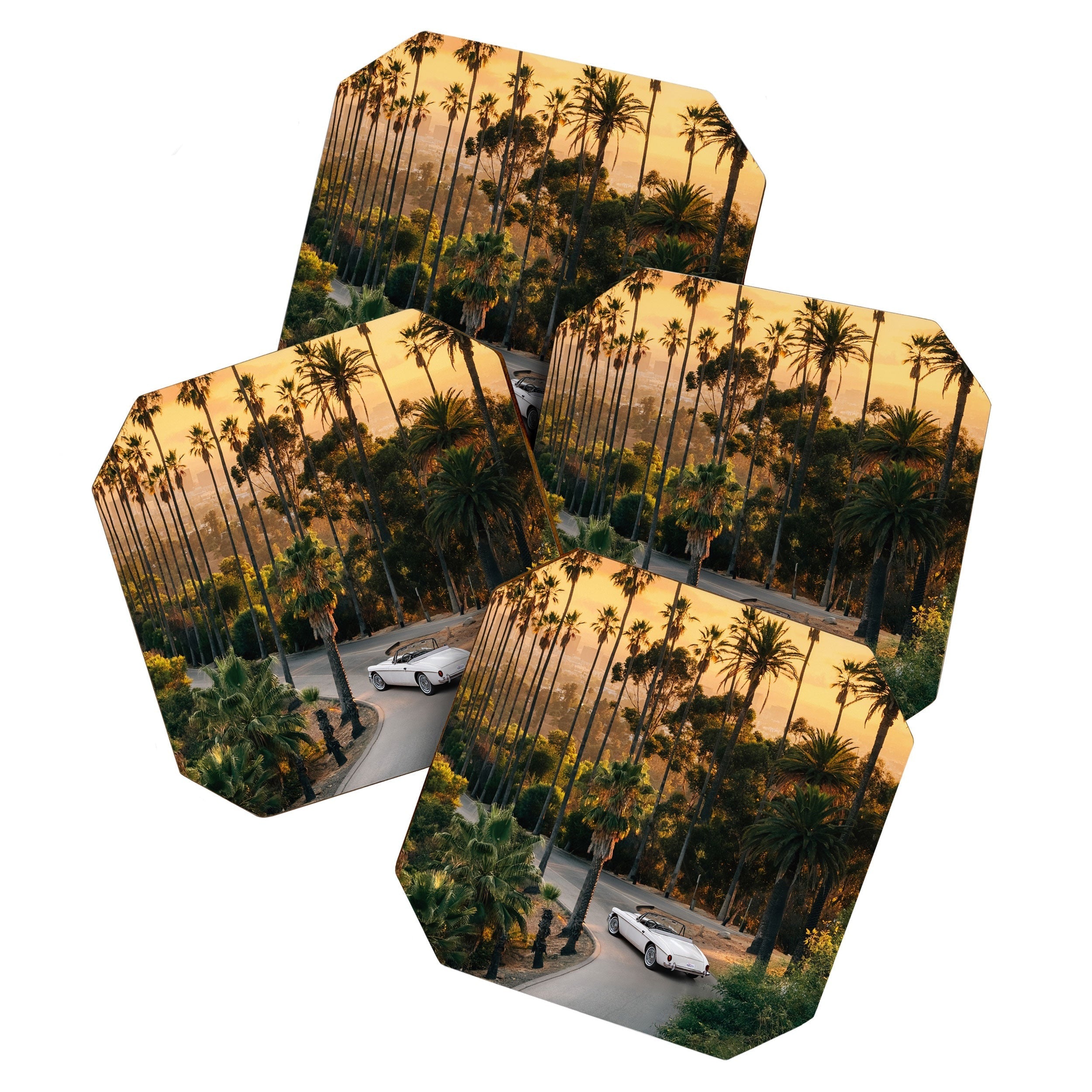 Gal Design Sunset Blvd Coaster Set