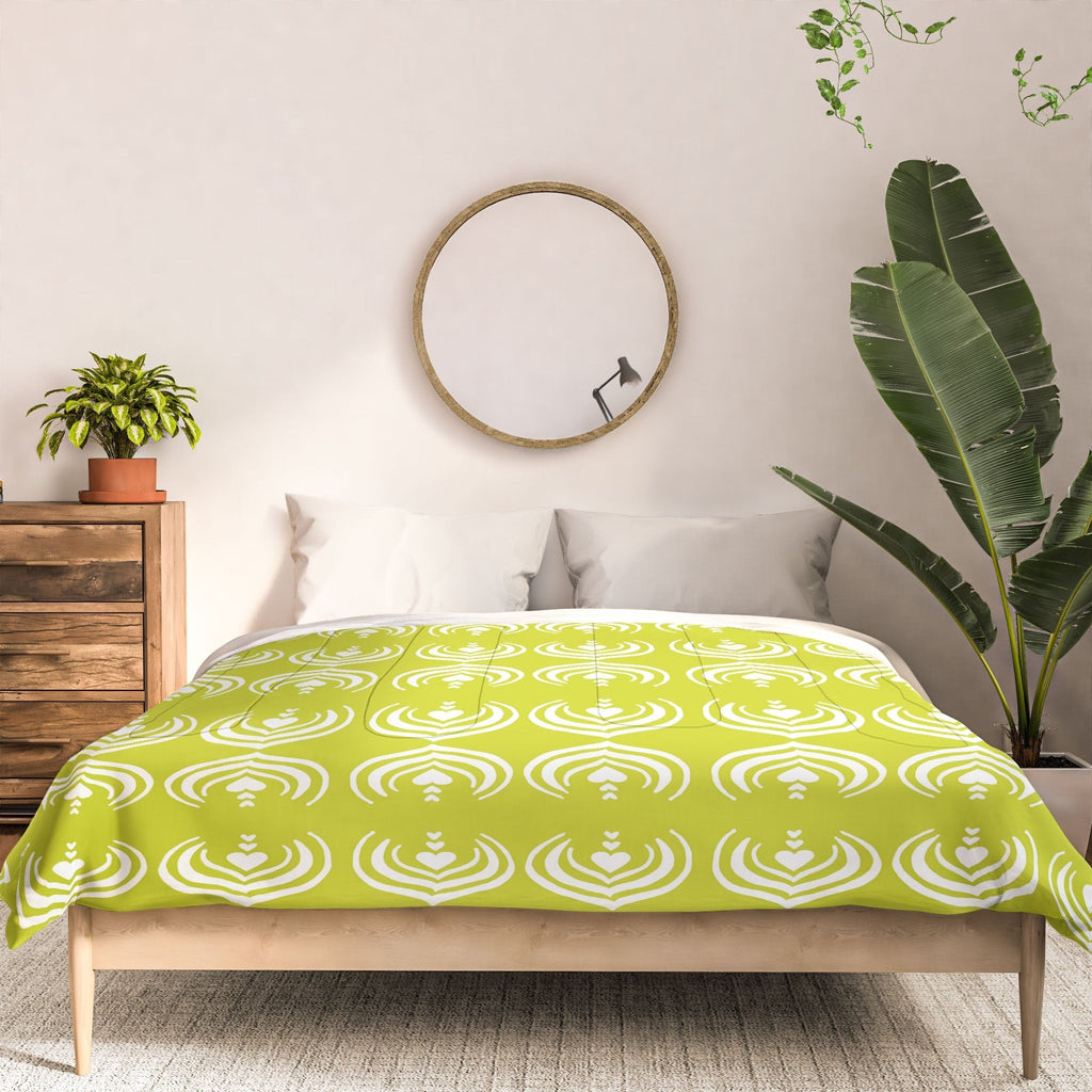 Design by Spark Matcha Latte Art Comforter