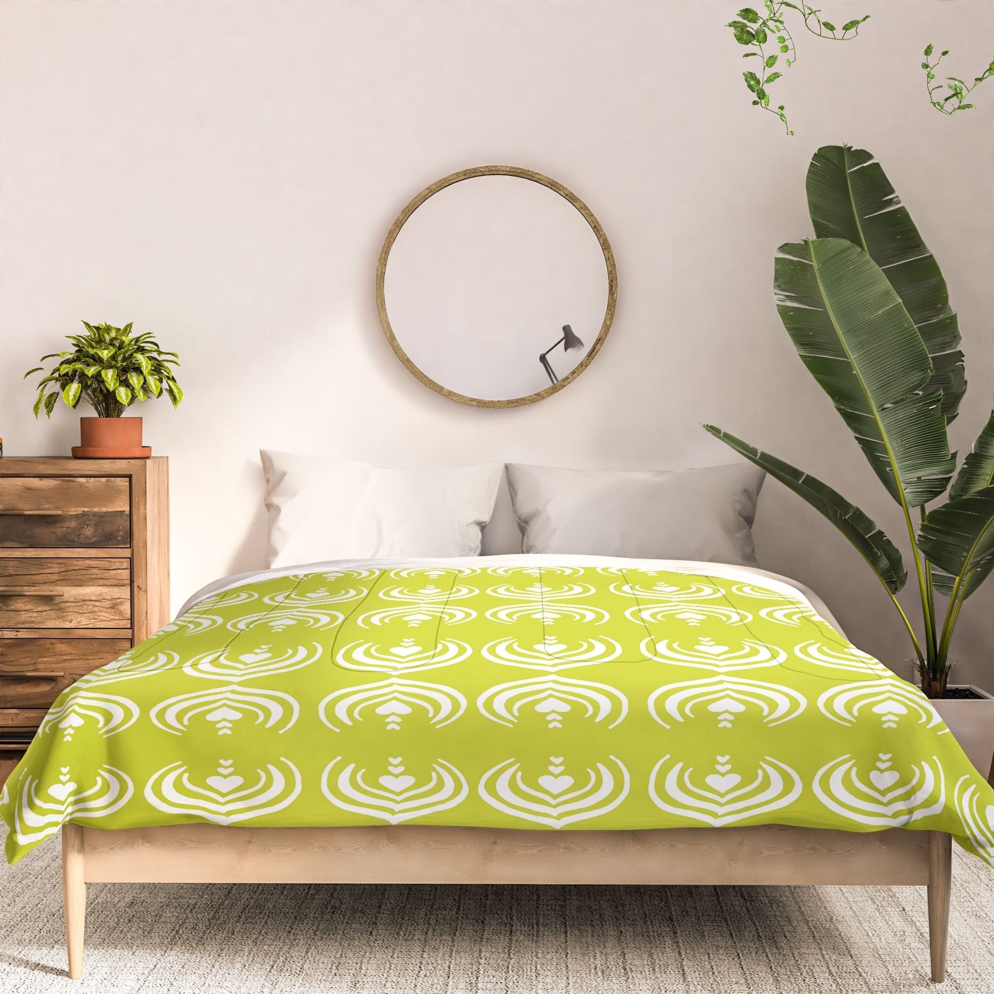 Design by Spark Matcha Latte Art Comforter