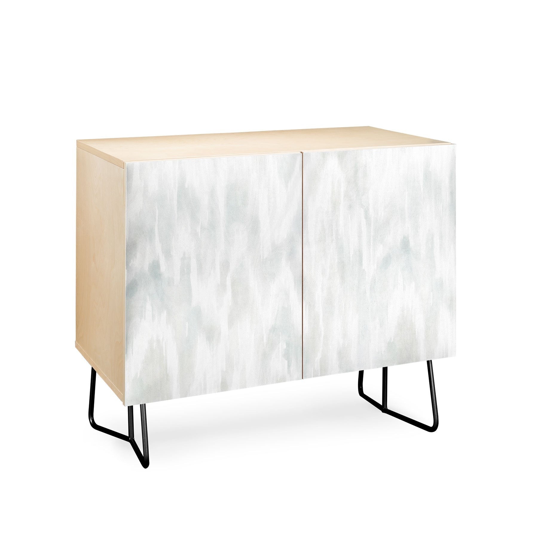 Jacqueline Maldonado Watercolor Wood Grain Credenza