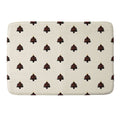 Design by Spark Black And Gold Christmas Tree Memory Foam Bath Mat