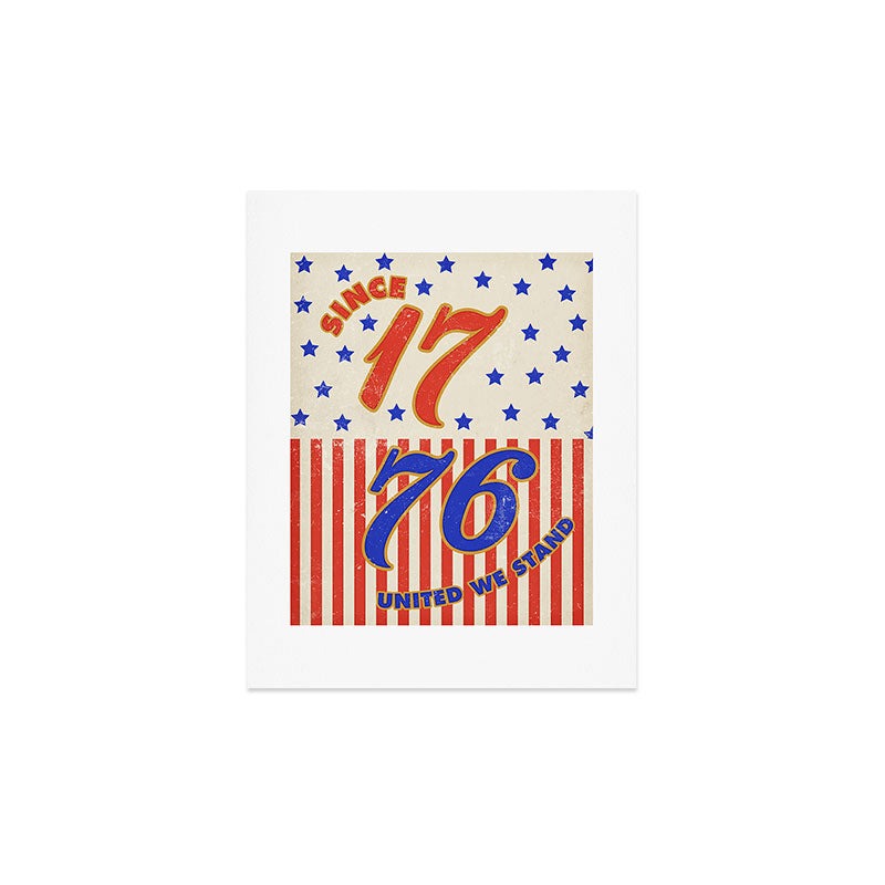 DENY Designs 1776 Stars Art Print