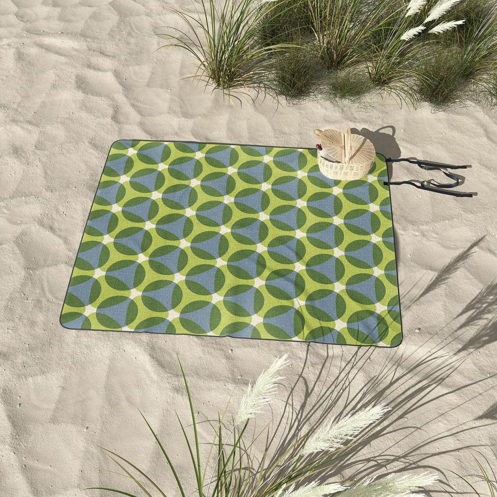 Marta Barragan Camarasa Stylish Retro Circle Picnic Blanket