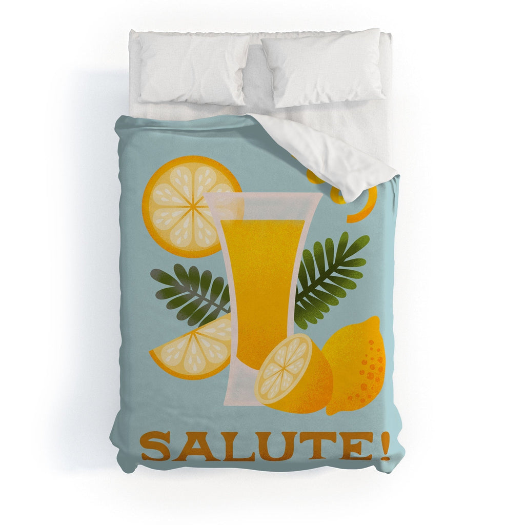 Jessica Molina Limoncello Cocktail Duvet Cover