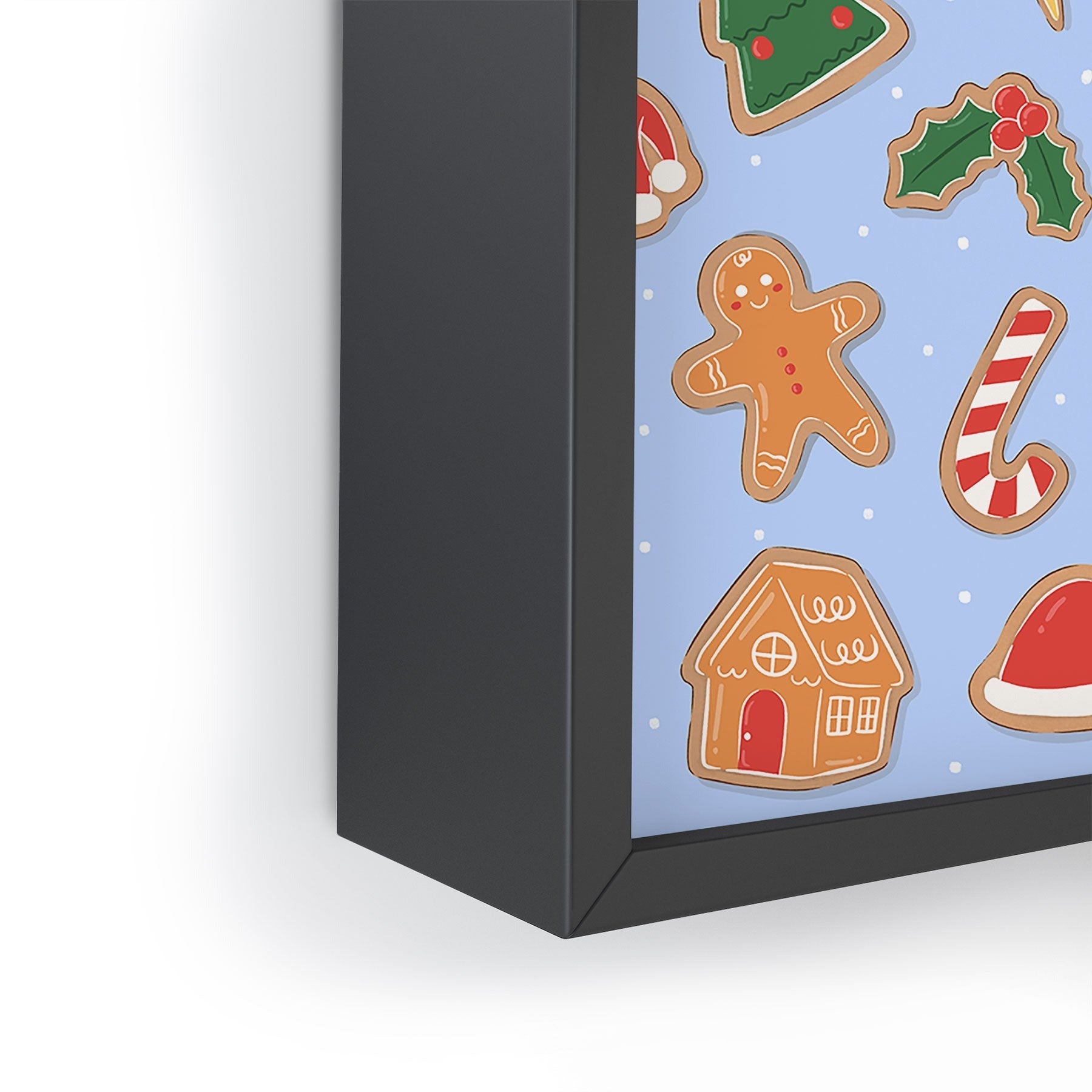 Love_Ryming Christmas Cookies Framed Mini Art Print