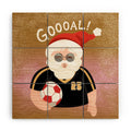 Design by Spark Sporty Soccer Santa Wood Wall Mural