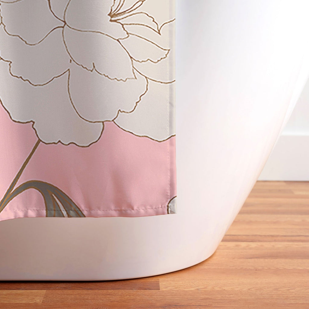 Gabriela Fuente Roberta in Pink Shower Curtain