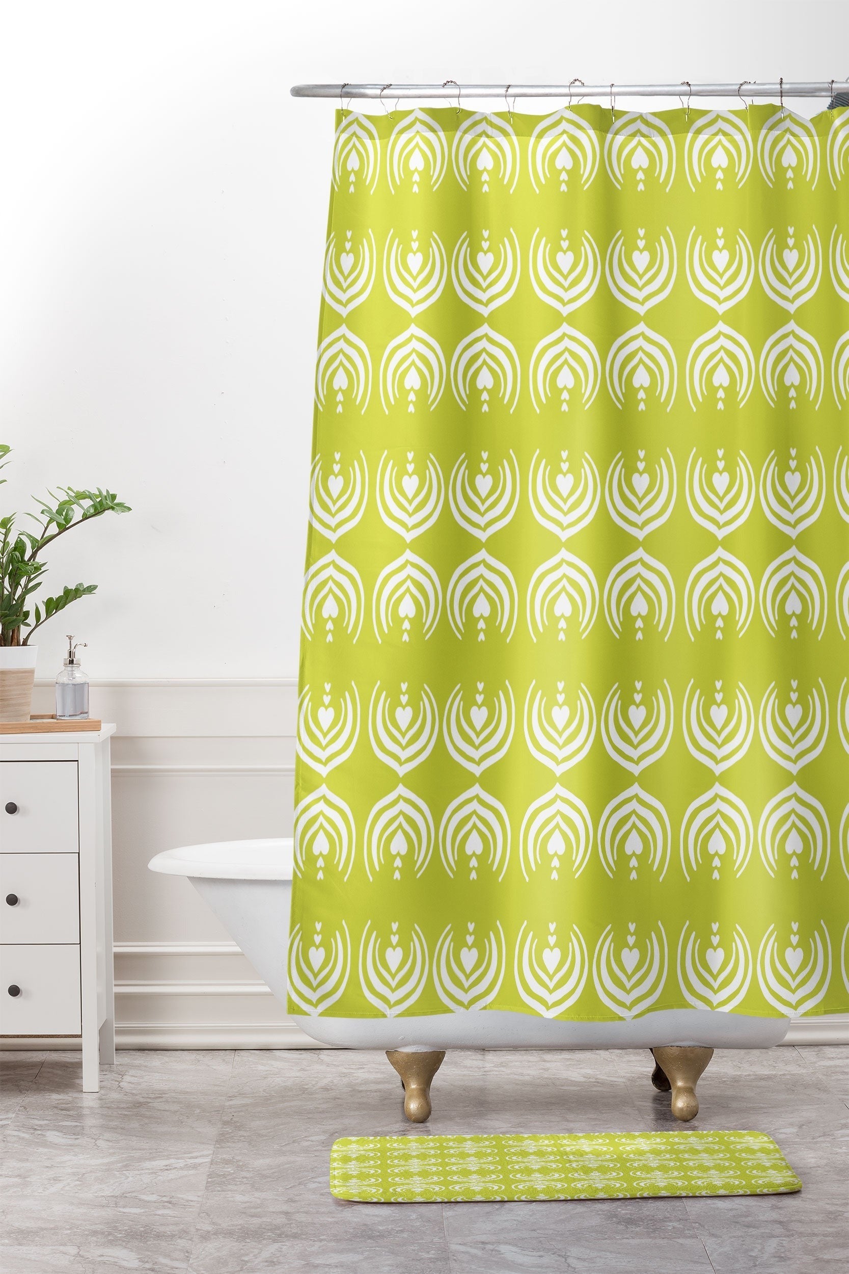 Design by Spark Matcha Latte Art Memory Foam Bath Mat