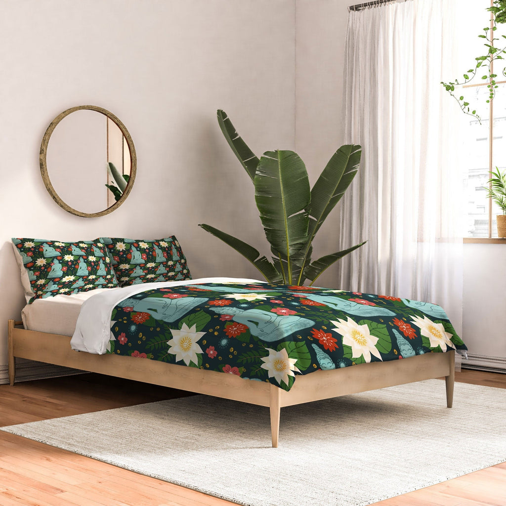 Design by Spark Meditating Lotus Buddha Comforter