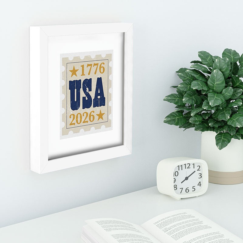 DENY Designs USA Stamp Recessed Framing Rectangle