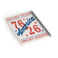 DENY Designs Bright Stars Bright Stripes Spiral Notebook