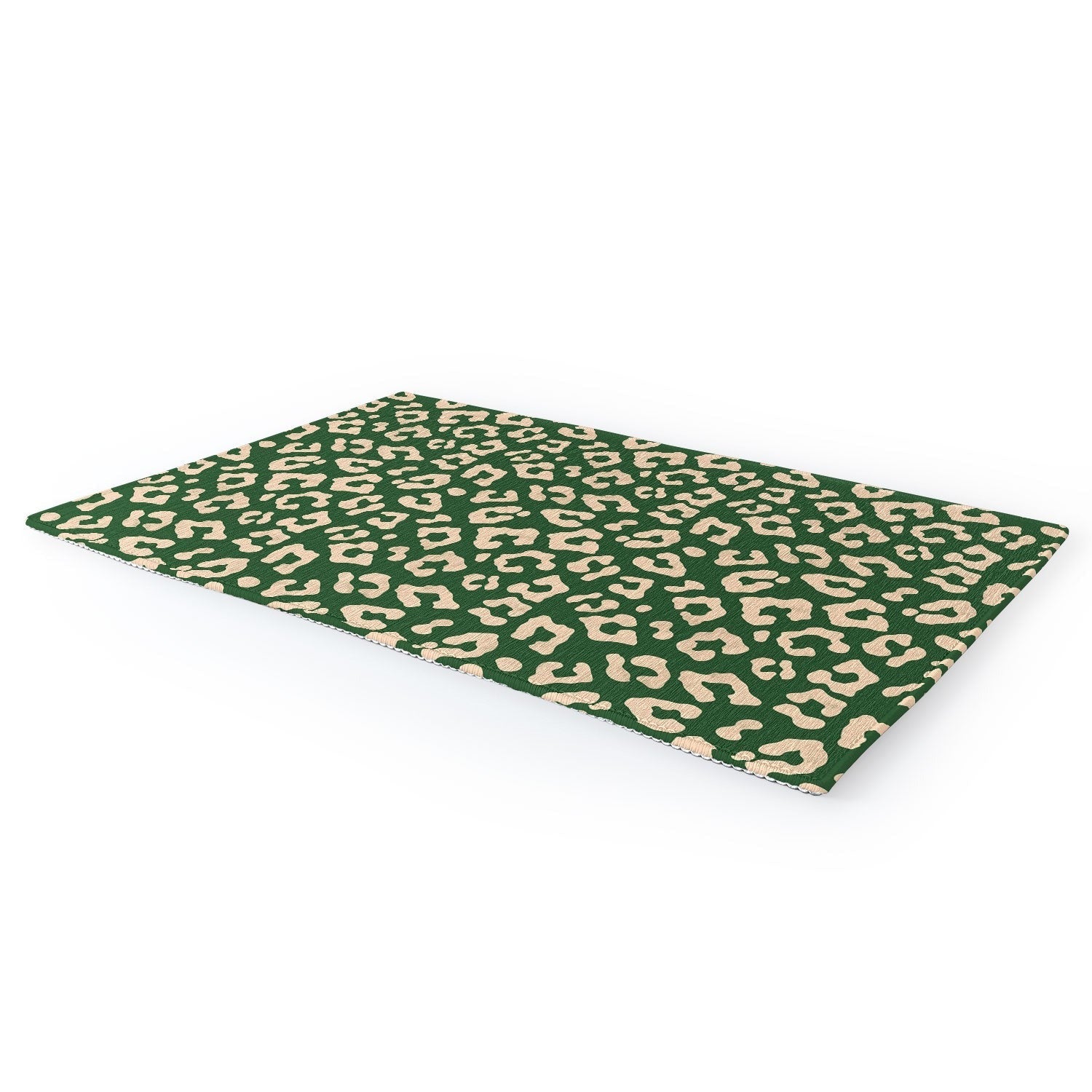 Avenie BR Cheetah Print In Green Area Rug