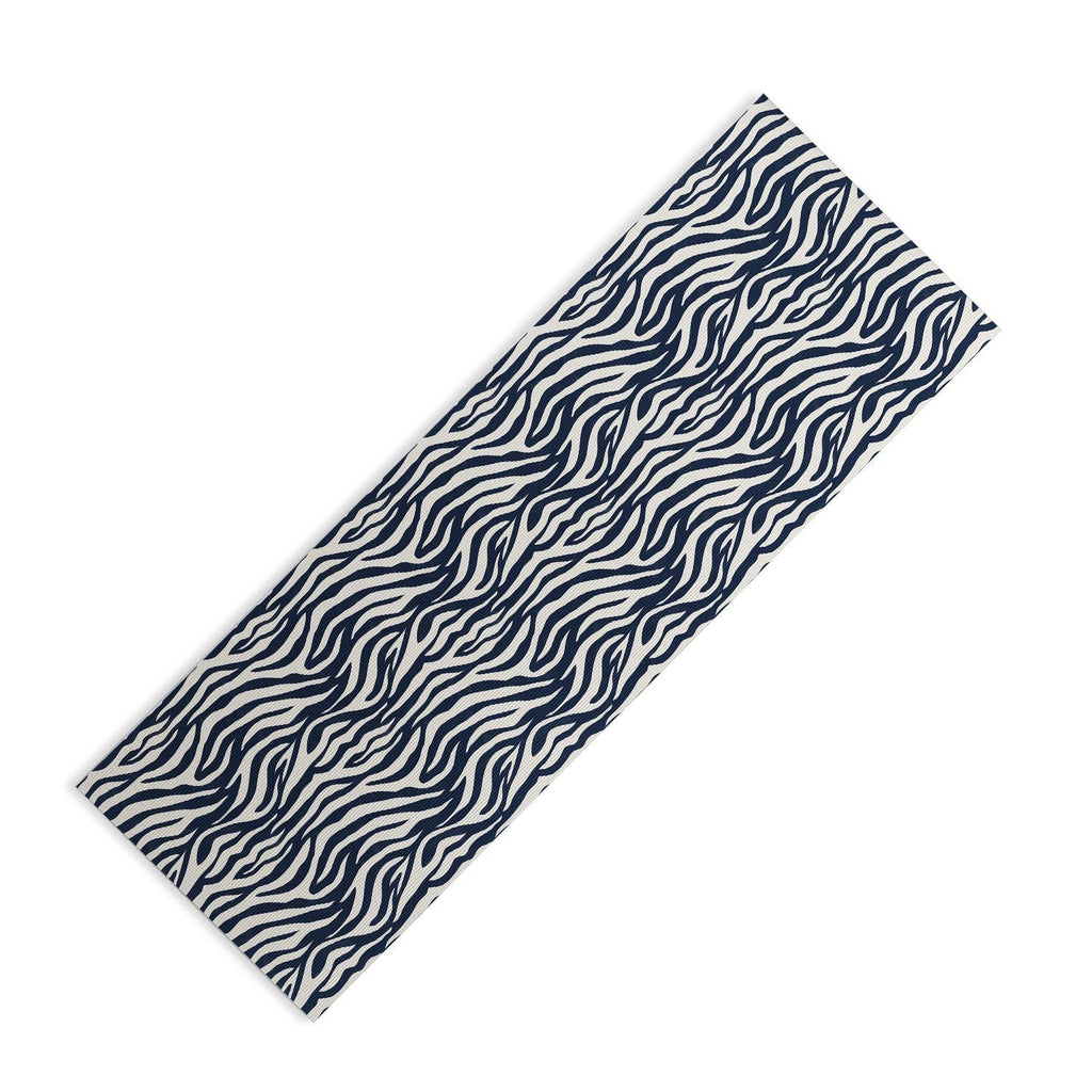 Avenie BR Navy Tiger Stripes Yoga Mat