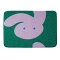 Camilla Foss Pebbles and Rabbit Memory Foam Bath Mat