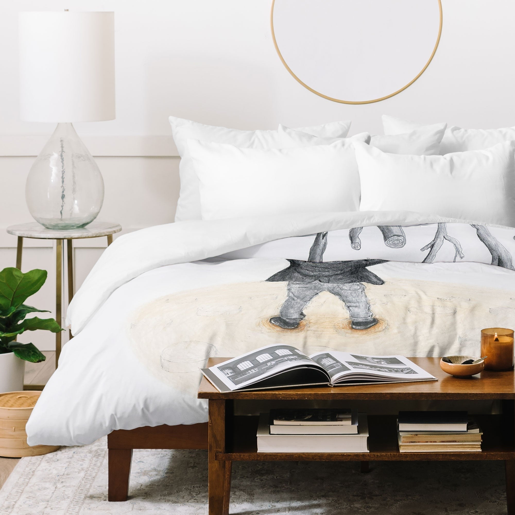 Coco de Paris Wood in the sky Duvet Cover