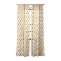 Ninola Design Everyday Artifact Checker Mosaic Tiles Geometry Yellow Sheer Non Repeat