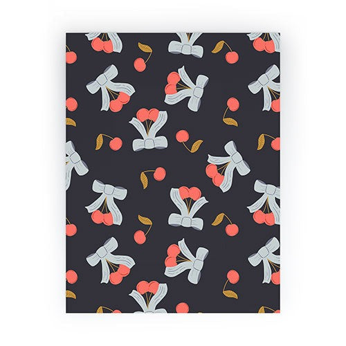 Jennifer Labre Cherries and Bows Mini Art Print