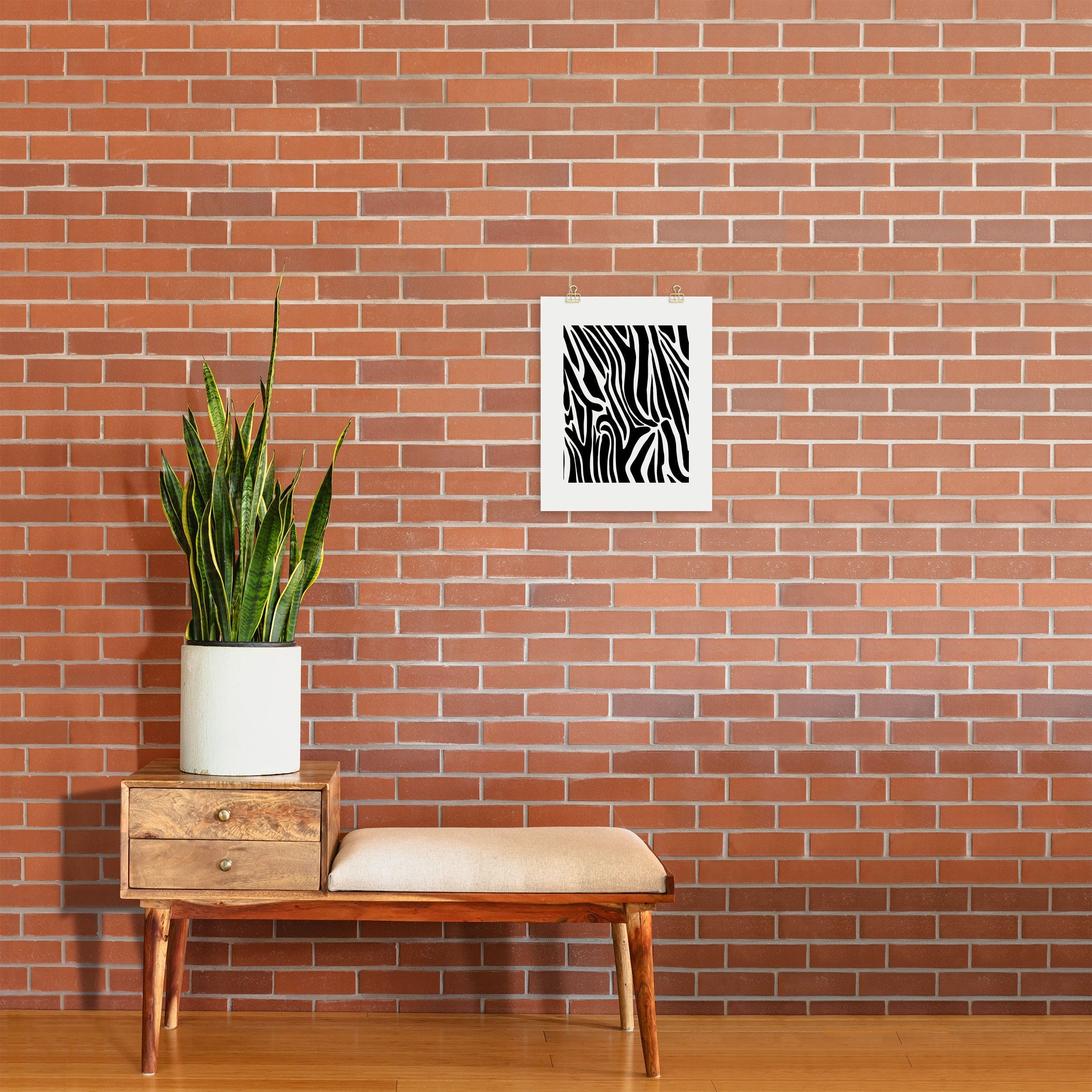 Jennifer Labre Wild Zebra Art Print
