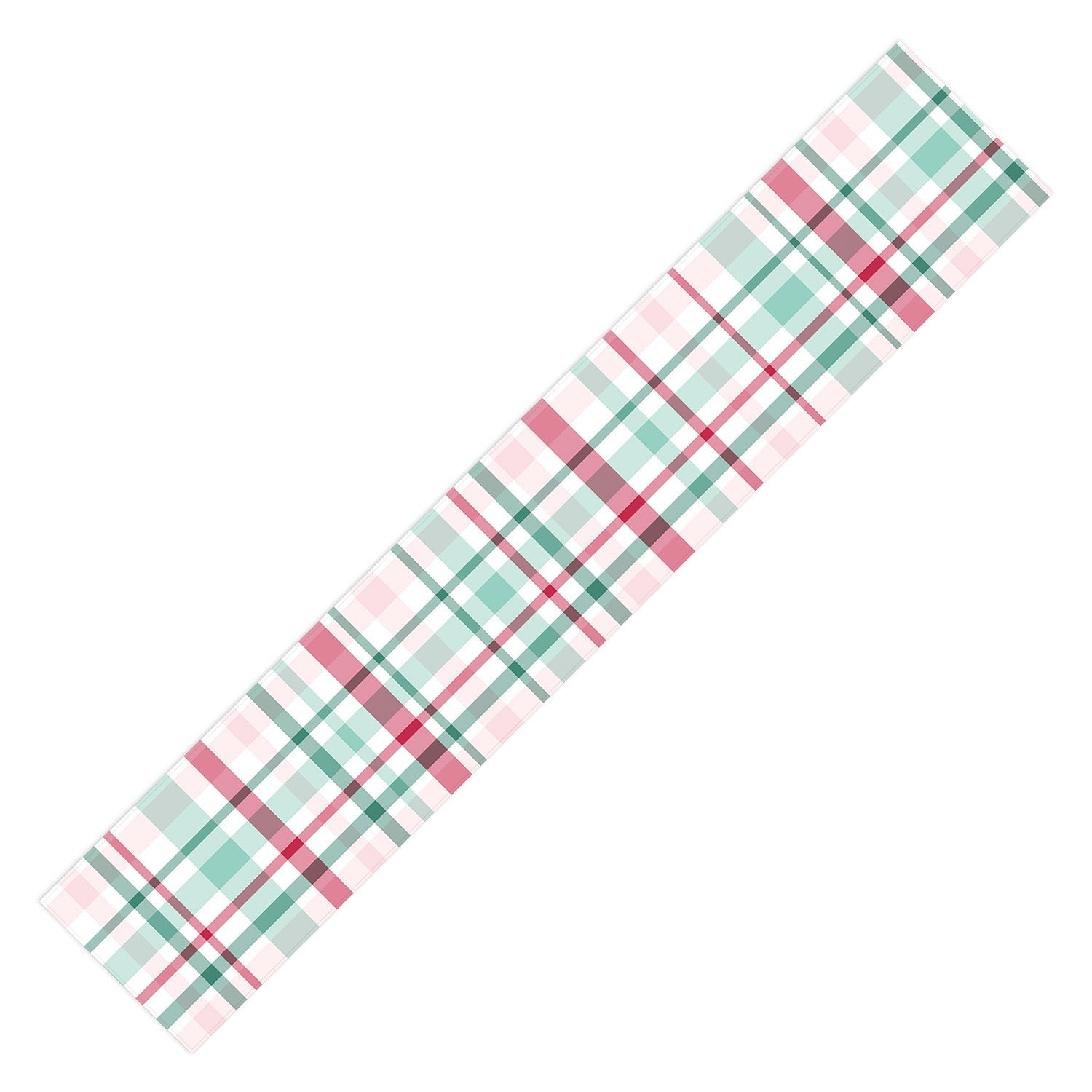 Lisa Argyropoulos Merry Vintage Plaid Table Runner