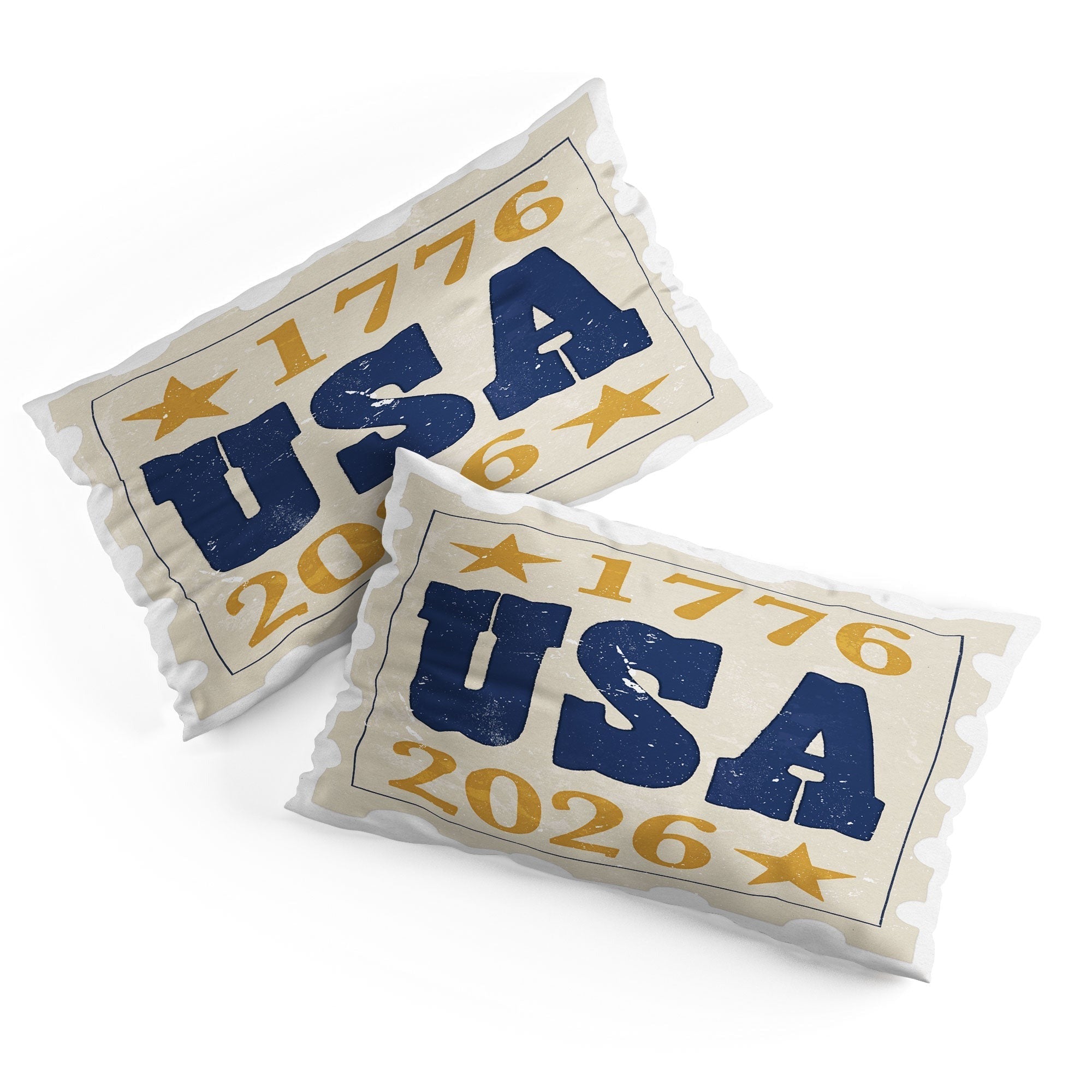 DENY Designs USA Stamp Pillow Shams