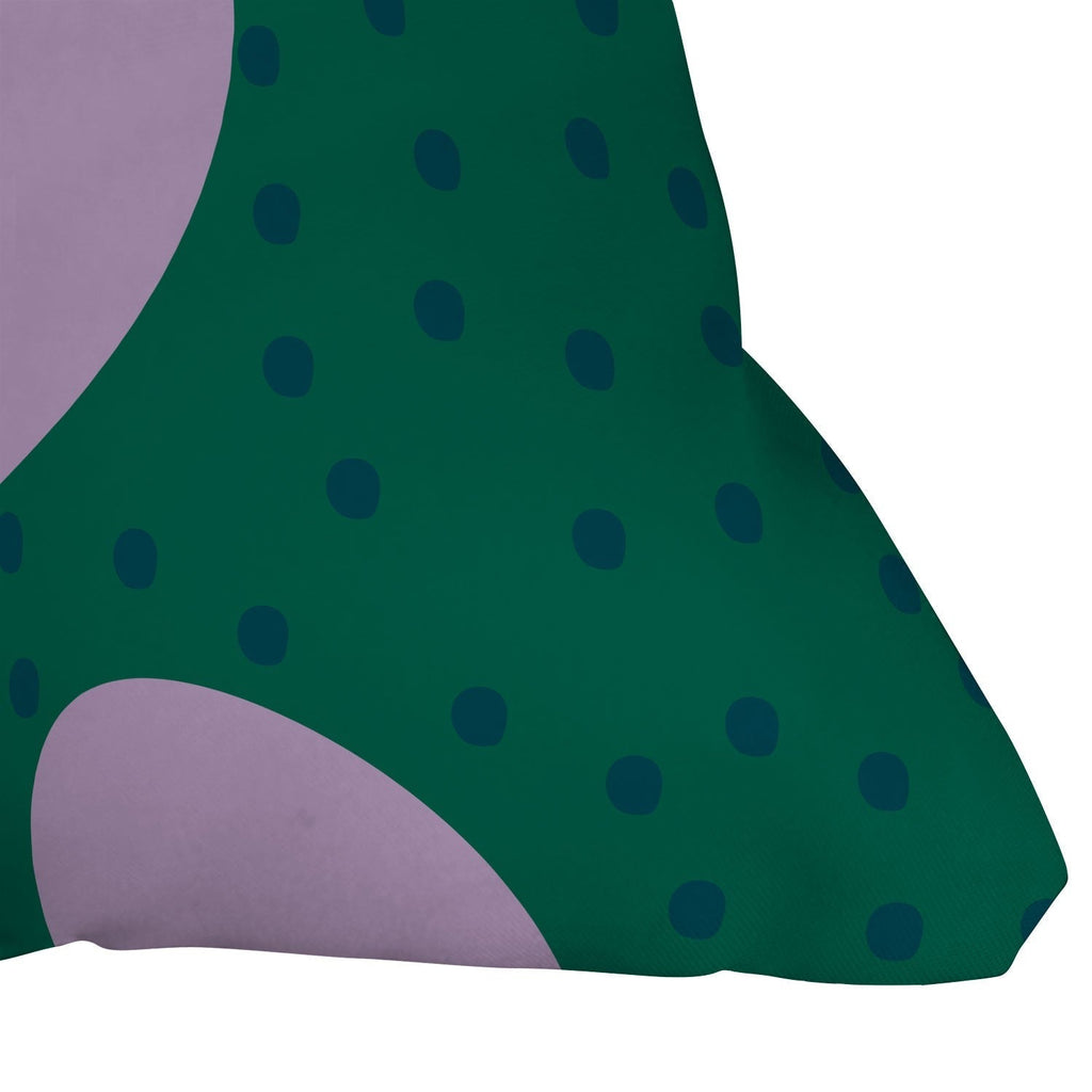 Camilla Foss Pebbles and Rabbit Outdoor Throw Pillow