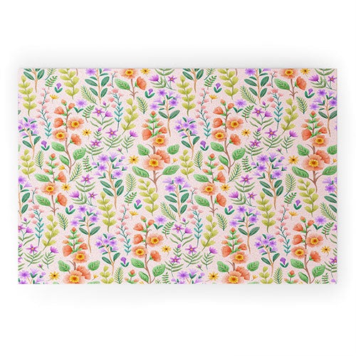 Pimlada Phuapradit Ditsy Spring Floral Welcome Mat
