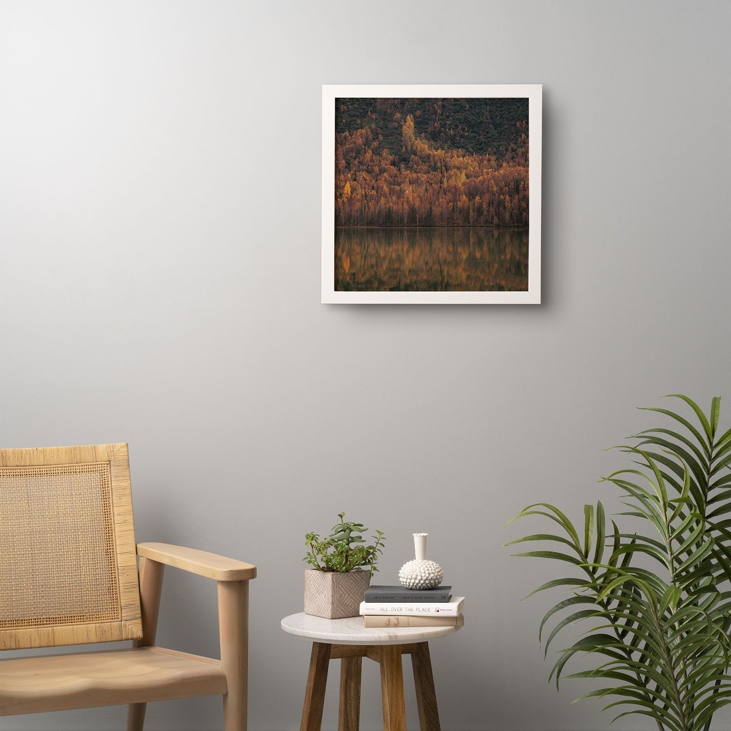 Hannah Kemp Fall Lake Framed Wall Art