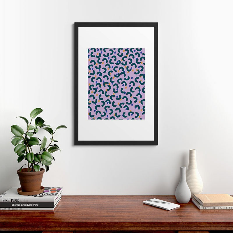 Camilla Foss Pebbles Mix Framed Art Print