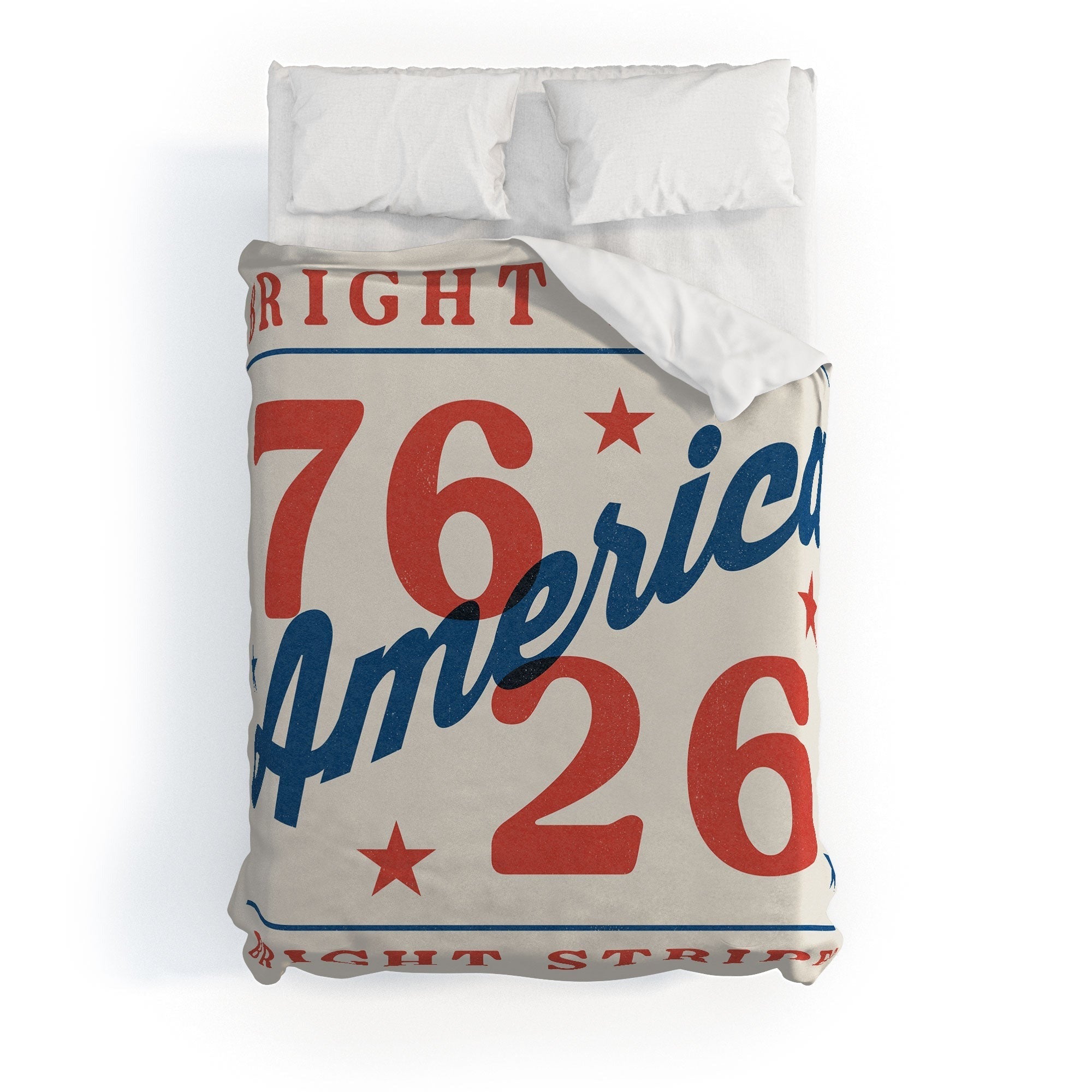 DENY Designs Bright Stars Bright Stripes Duvet Cover