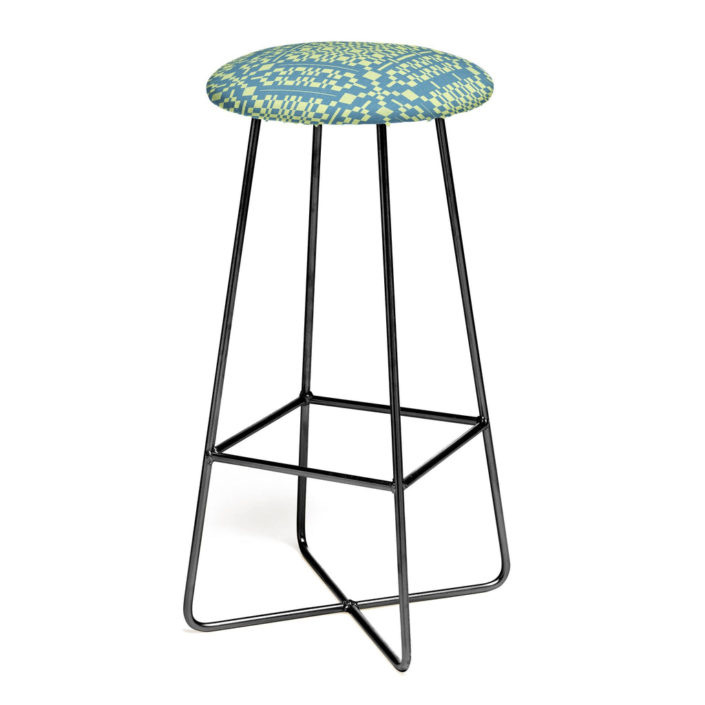 Marta Barragan Camarasa Nostalgic Grid Design Bar Stool