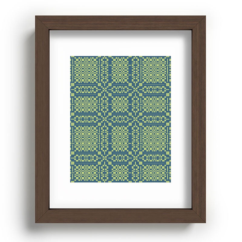 Marta Barragan Camarasa Nostalgic Grid Design Recessed Framing Rectangle