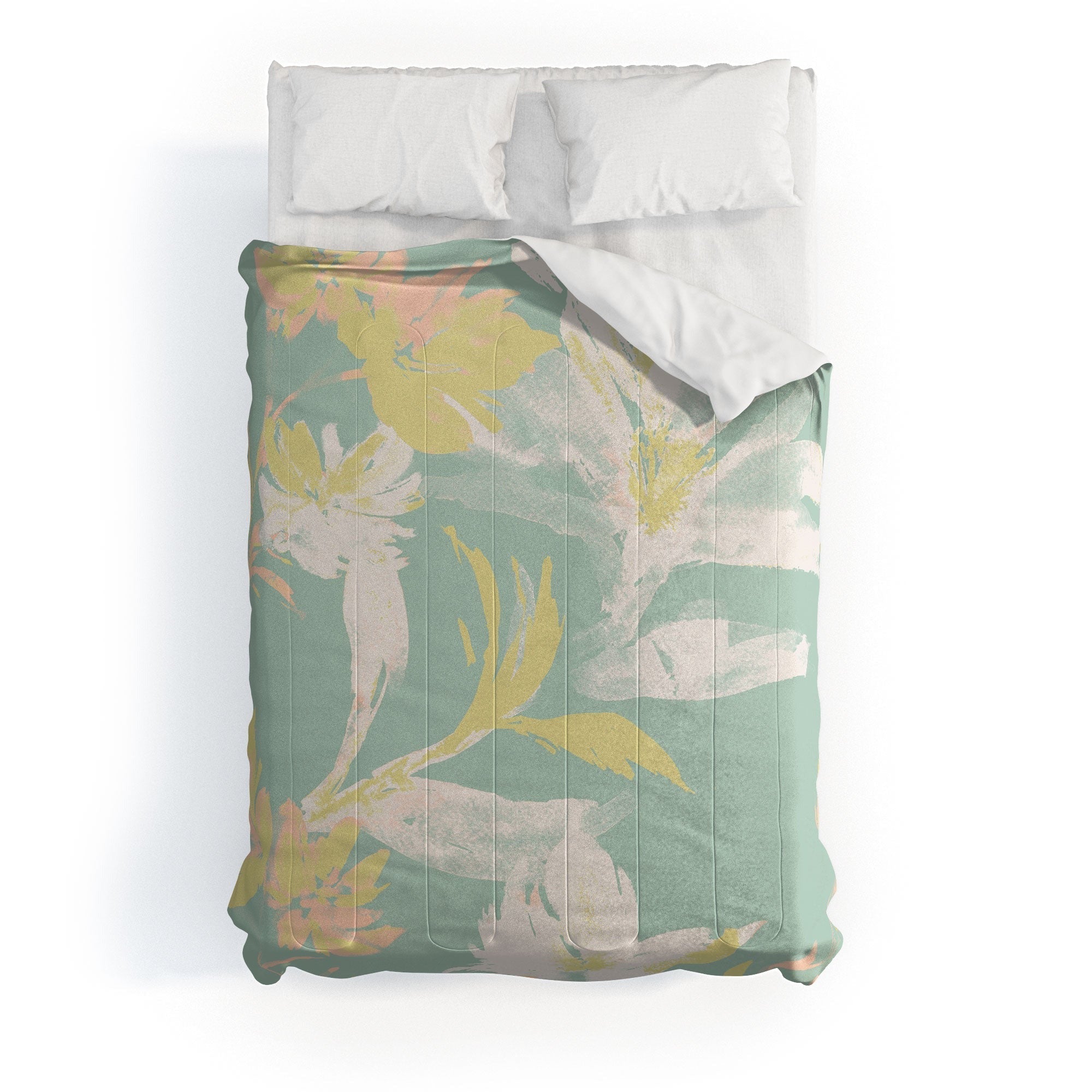 Gabriela Fuente Emma Floral Mint Comforter