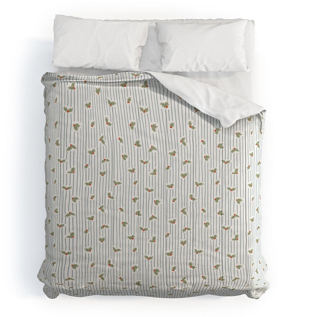 CoastL Studio Hand Drawn Holly Stripe Comforter