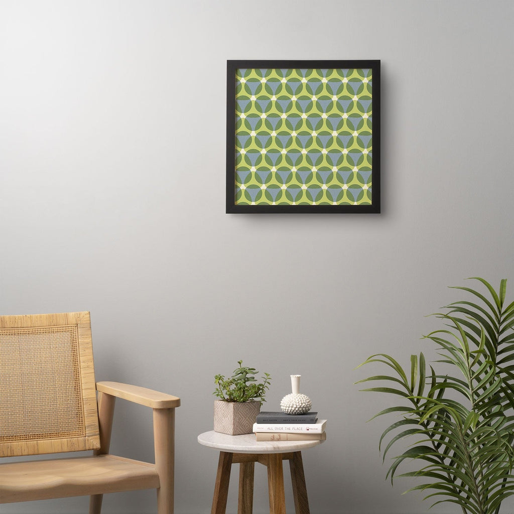 Marta Barragan Camarasa Stylish Retro Circle Framed Wall Art