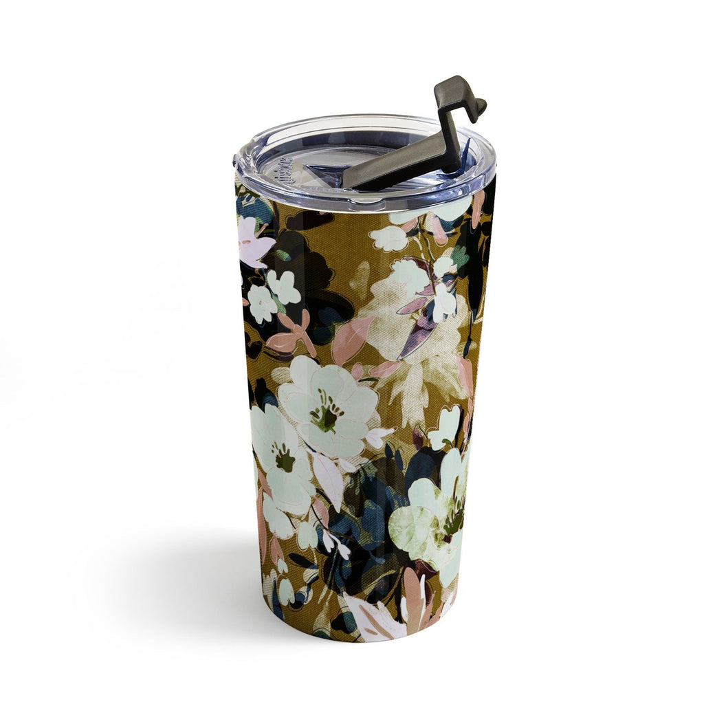 Marta Barragan Camarasa Romantic Floral Fusion Travel Mug