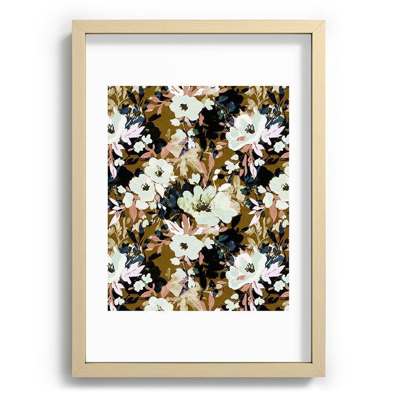 Marta Barragan Camarasa Romantic Floral Fusion Recessed Framing Rectangle