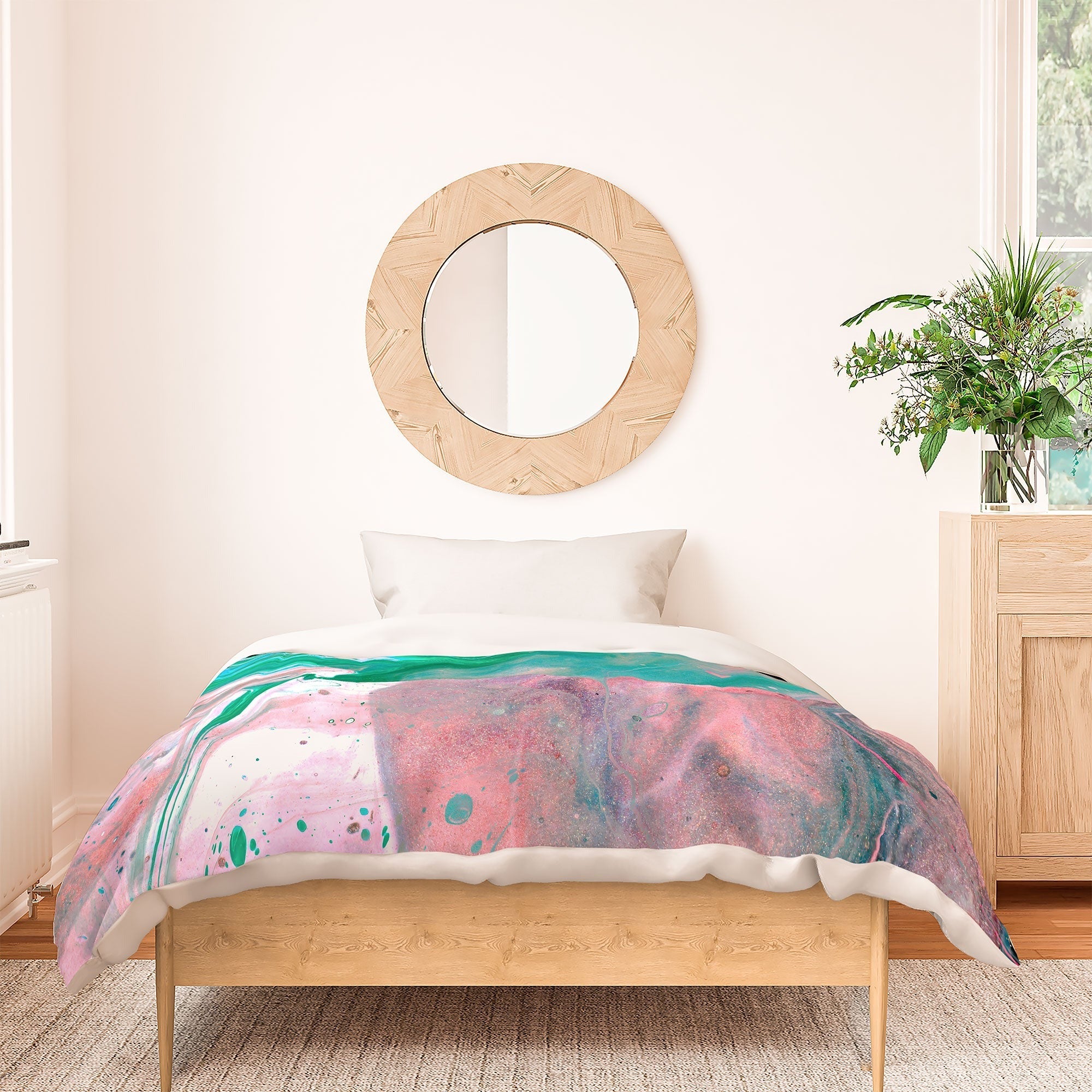 83 Oranges Another Worldly Duvet Cover