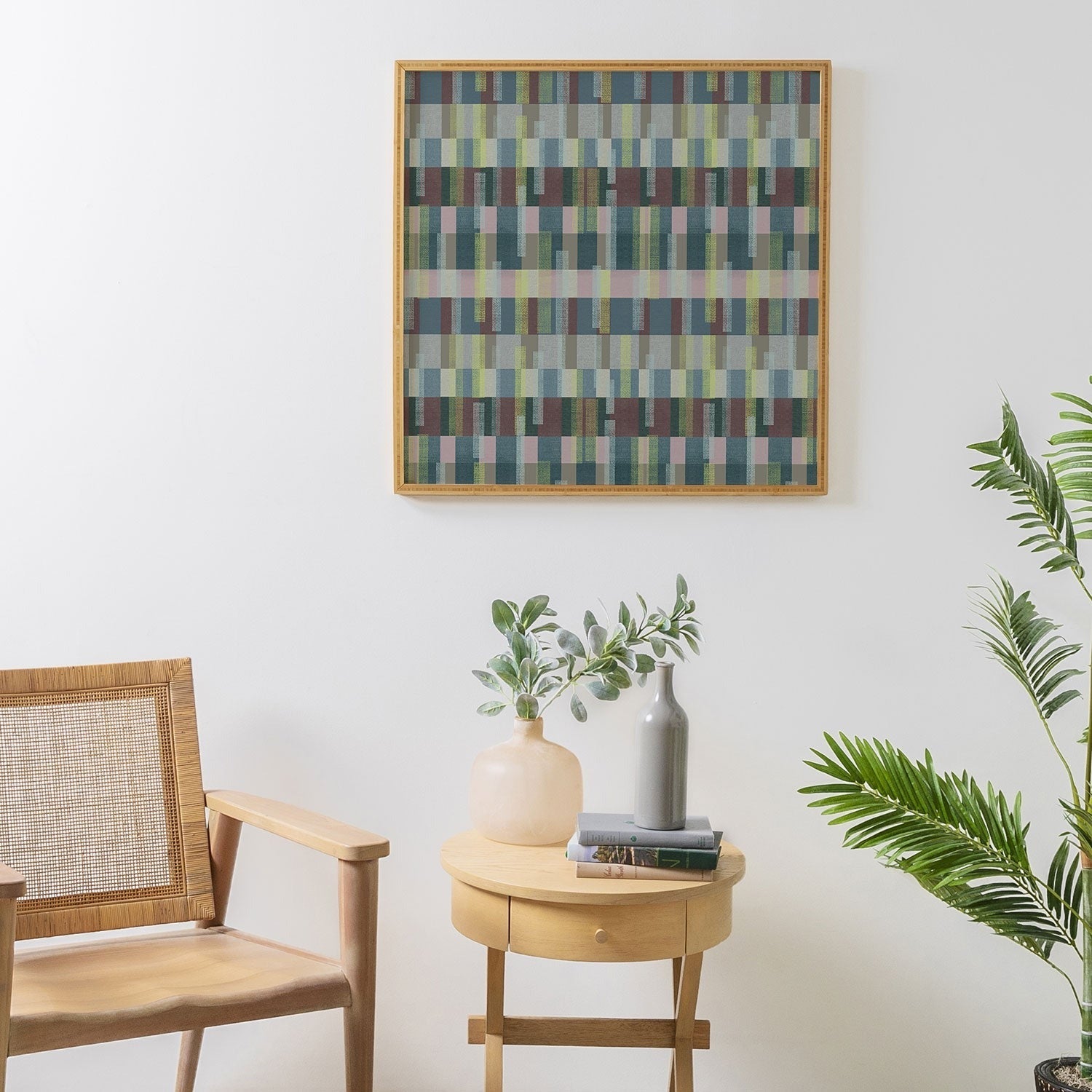 Marta Barragan Camarasa Dynamic Linear Blocks Framed Wall Art