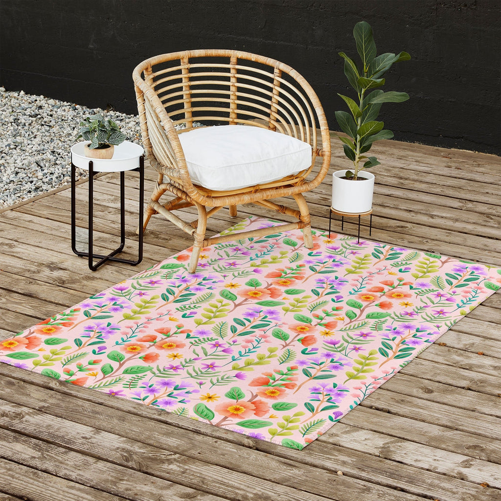 Pimlada Phuapradit Ditsy Spring Floral Outdoor Rug