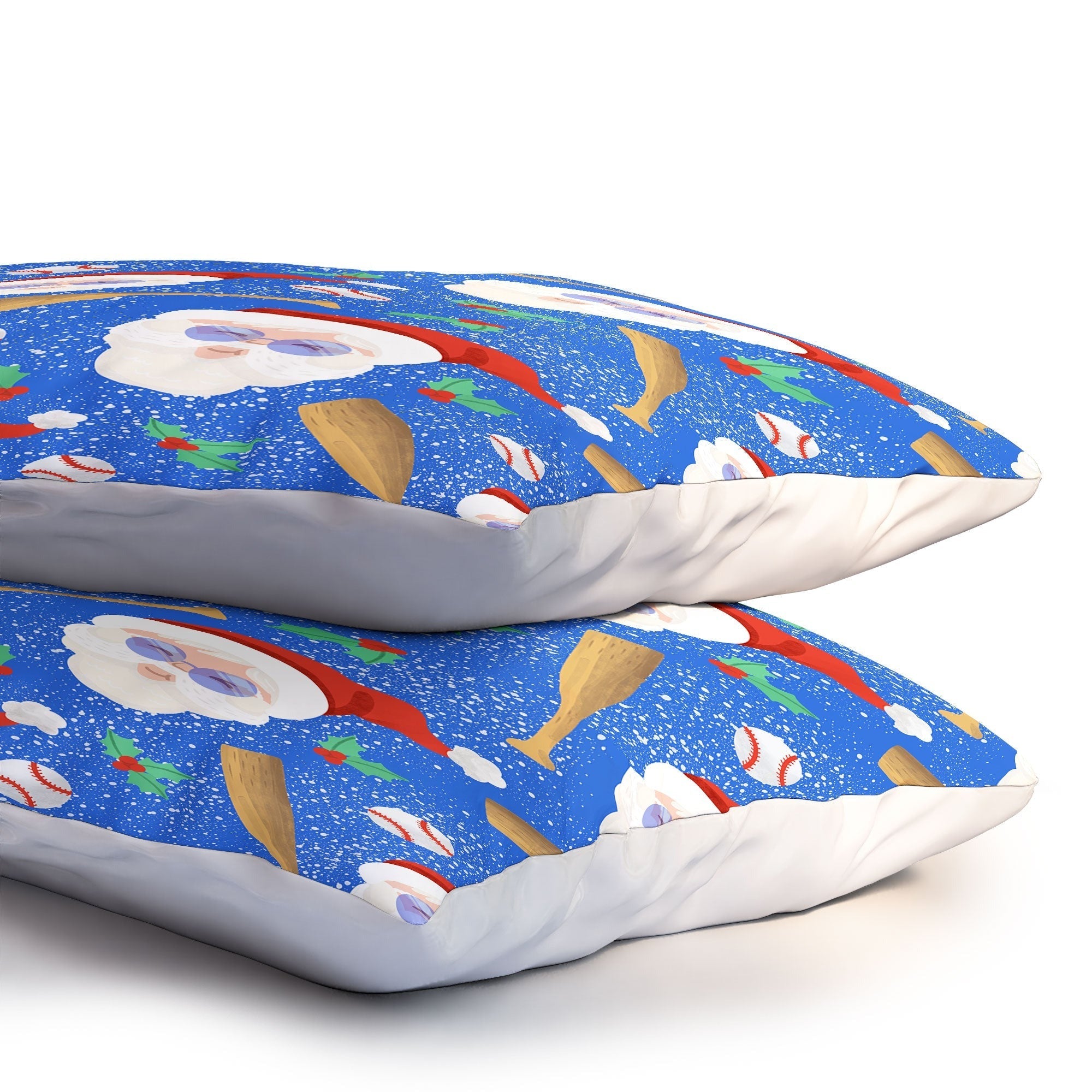 Design by Spark Sporty Baseball Santa Pillow Shams