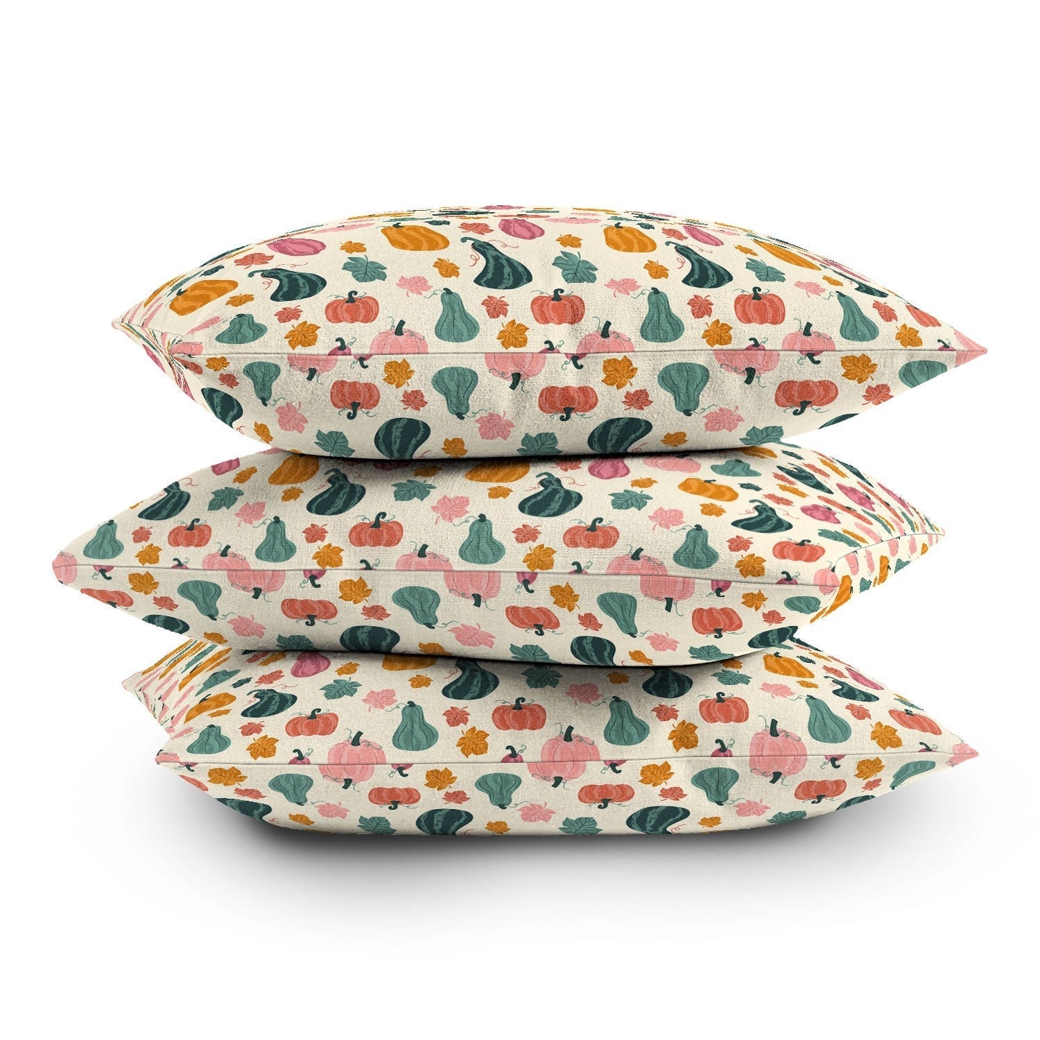Design by Spark Gourdgeous Autumn Outdoor Throw Pillow