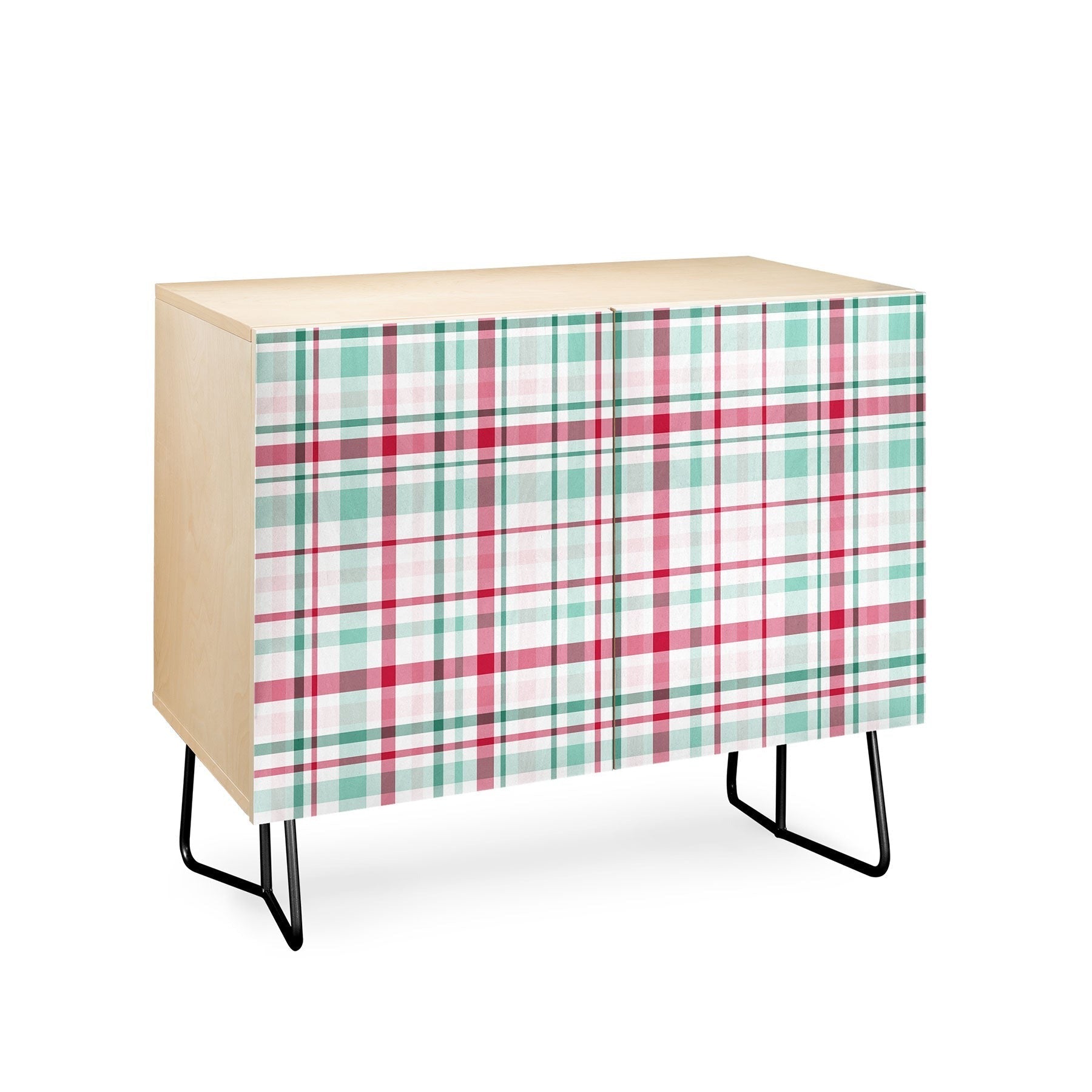 Lisa Argyropoulos Merry Vintage Plaid Credenza