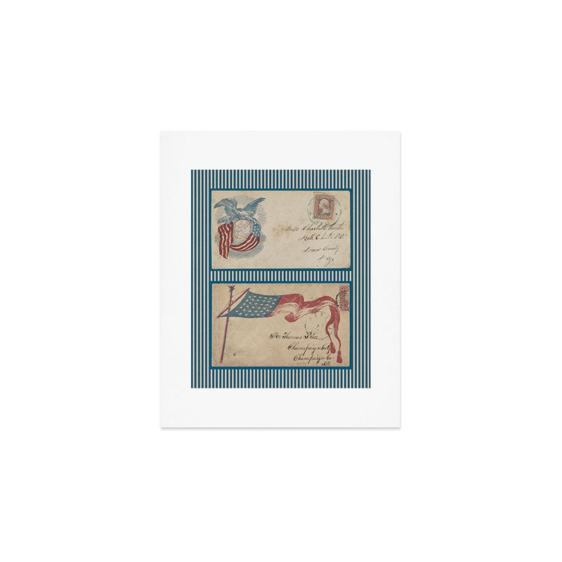 DENY Designs Civil War Envelopes Art Print