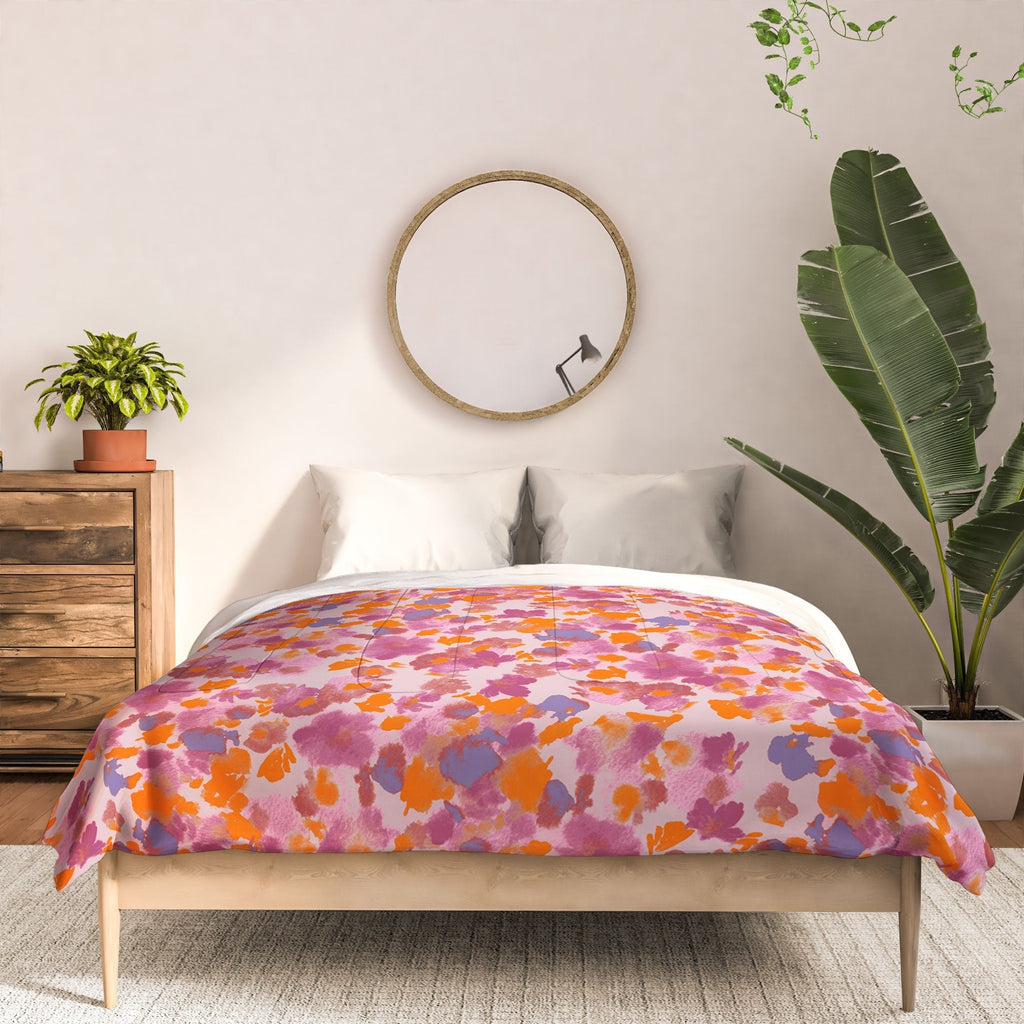 Gabriela Fuente Day Dreaming Watercolor Pink Comforter