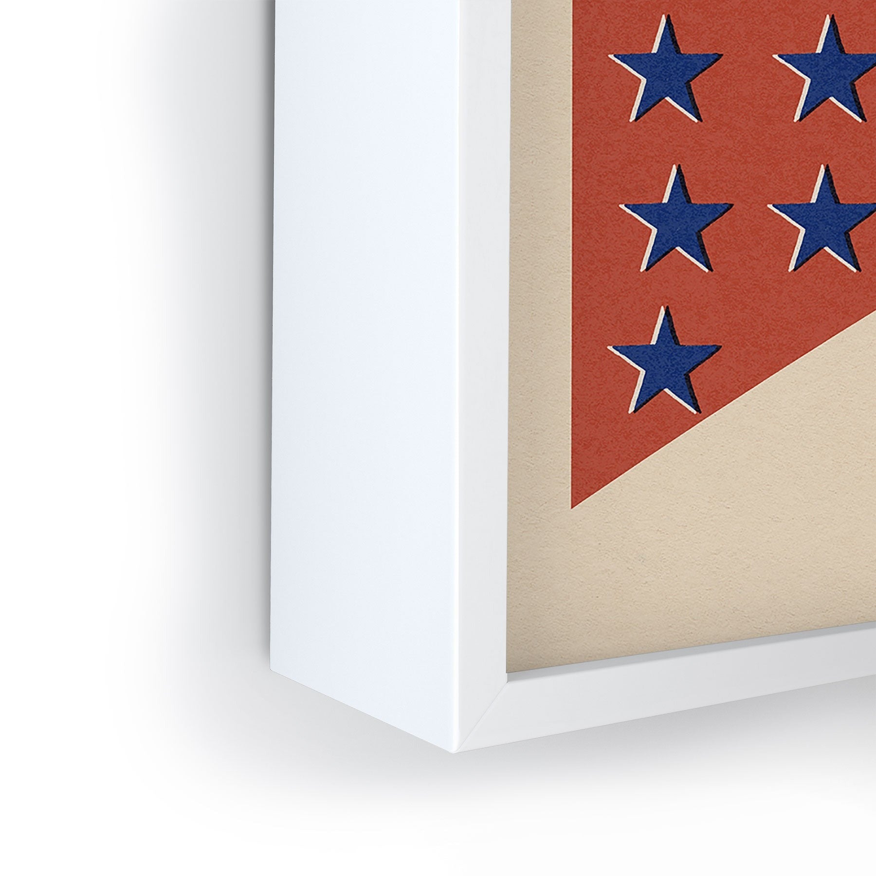 DENY Designs Star Banner Framed Mini Art Print