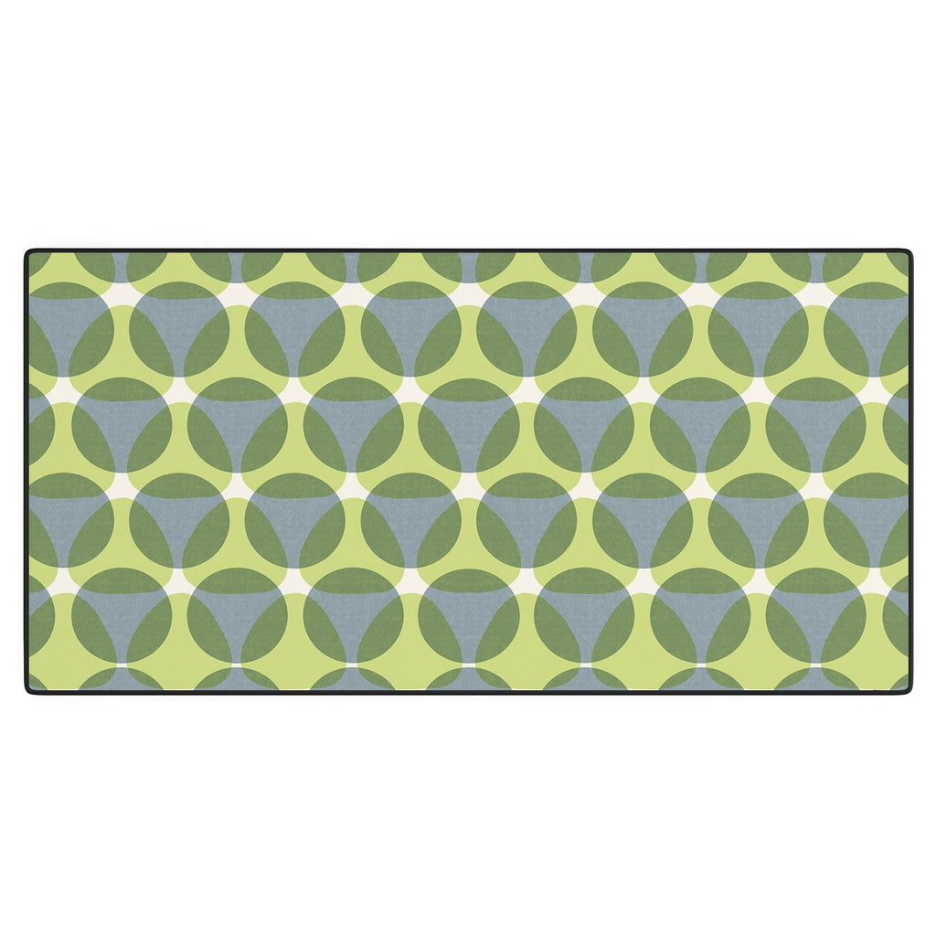 Marta Barragan Camarasa Stylish Retro Circle Desk Mat