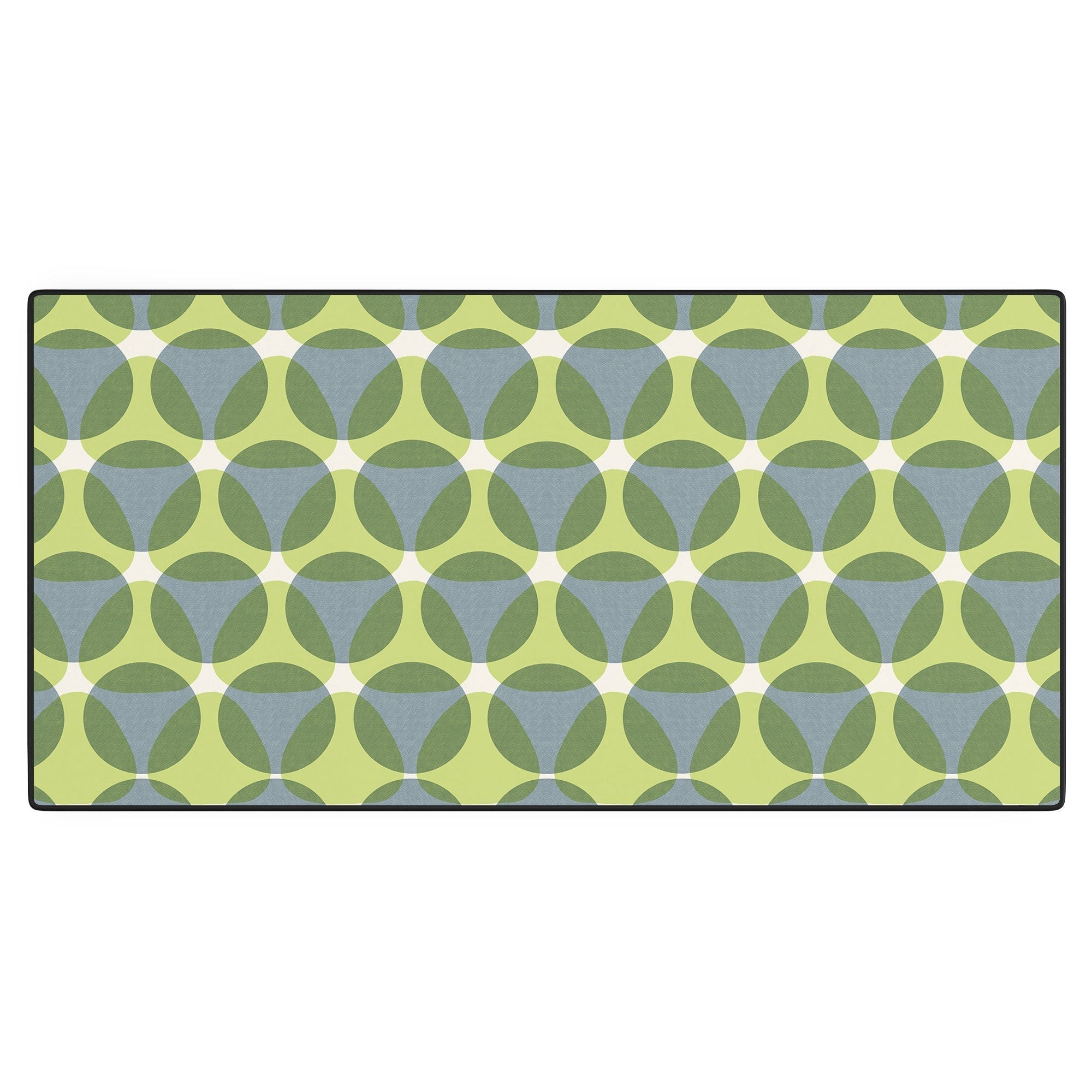 Marta Barragan Camarasa Stylish Retro Circle Desk Mat
